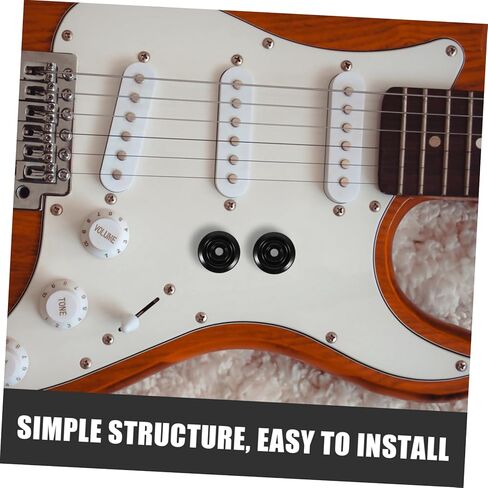 قطعتان من أدلة التجنيب لسلسلة الجهير الأسود تناسب الأشجار المعدنية للملحقات الأساسية للموسيقيين تتضمن براغي تثبيت وتصميم أنيق in Kuwait