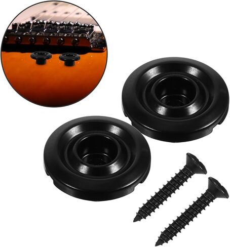 قطعتان من أدلة التجنيب لسلسلة الجهير الأسود تناسب الأشجار المعدنية للملحقات الأساسية للموسيقيين تتضمن براغي تثبيت وتصميم أنيق in Kuwait