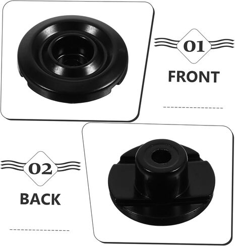UPKOCH 2pcs Black Bass String Retainer Guides Mounting Screws Secure Locking Nut for Electric Bass Head Sturdy String Trees for Stable Tuning in Saudi Arabia