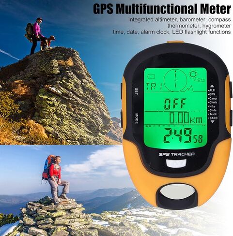 Barometer Altimeter GPS Compass Digital Thermometer Watches Hygrometer Weather Electronic Altimeter Barometer Thermometer Hygrometer Digital for Hiking Camping Outdoor in Saudi Arabia