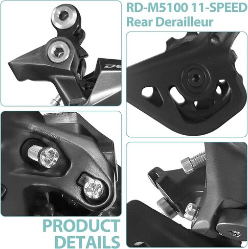 Bike 11 Speed Derailleur,RD-M5100-SGS Bicycle Rear Derailleur for Various Mountain Bikes in Saudi Arabia