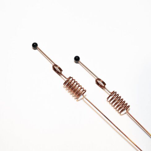 Handmade Copper Dowsing Rods with Stone Tips, Set of 2 in Saudi Arabia