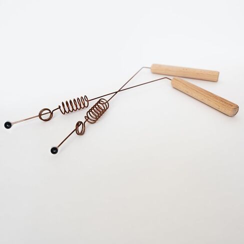 Handmade Copper Dowsing Rods with Stone Tips, Set of 2 in Saudi Arabia