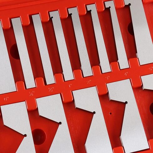 Precision Angle Block Set 17Pcs 0 to 45 Degree Durable Hardened Steel Angle Calibration Gage Inspection Block Grinding and Milling Machine in Saudi Arabia
