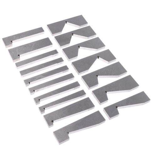 Precision Angle Block Set 17Pcs 0 to 45 Degree Durable Hardened Steel Angle Calibration Gage Inspection Block Grinding and Milling Machine in Saudi Arabia