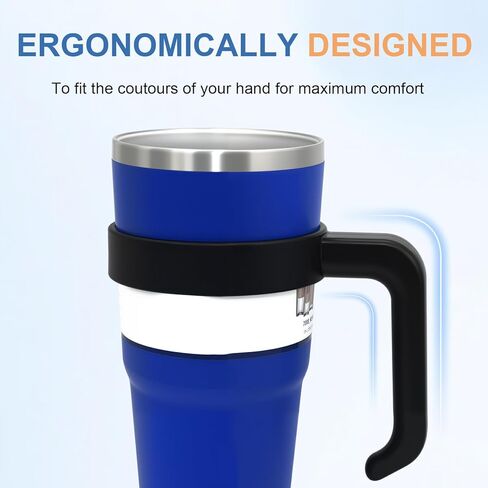 Silicone Handle Compatible with Frost Buddy Togo Buddy 30oz,Anti-Slip,Easy to Grip,Black(fit 30oz only) in Kuwait