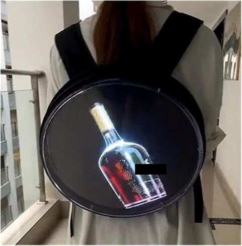 32CM Advertising 3d Hologram Led Fan, Display Backpack Wifi Mobile App Display Holographic Fan High Brightness in Saudi Arabia