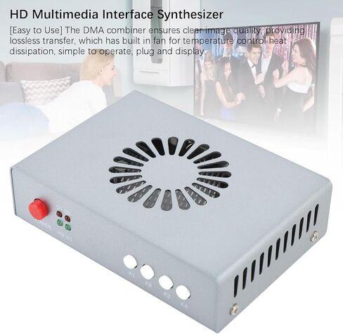 Yunir HDMI Synthesizer, DMA Fuser Combiner Display Overlay, HD 2K 144Hz Self Adaptive Resolution No Need Debugging, Video Processing Unit for Securities Trading, Banking Data Centers in Saudi Arabia