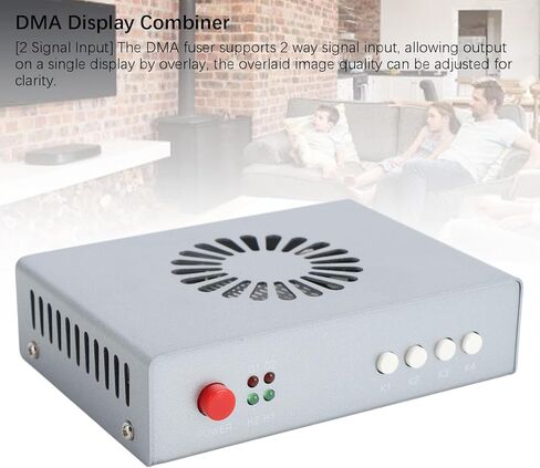 Yunir HDMI Synthesizer, DMA Fuser Combiner Display Overlay, HD 2K 144Hz Self Adaptive Resolution No Need Debugging, Video Processing Unit for Securities Trading, Banking Data Centers in Saudi Arabia