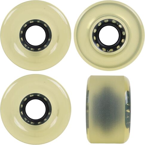 Slant Longboard Trucks with 70mm Wheels, ABEC 7 Bearings, Hardware, and Risers in Saudi Arabia