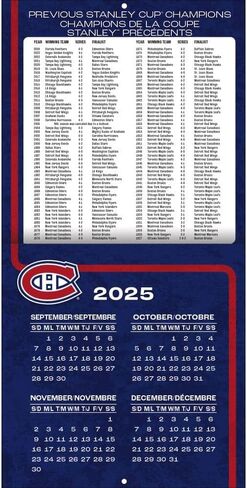 Montreal Canadiens 2026 Mini Wall Calendar (26998040586) in Saudi Arabia