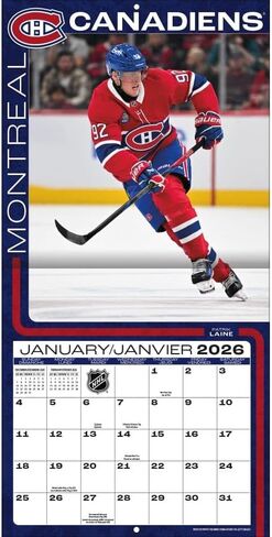 Montreal Canadiens 2026 Mini Wall Calendar (26998040586) in Saudi Arabia