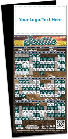 2026 Pro Baseball Sports Schedule (Philadelphia) - 250 Quantity - Add Your Logo & Imprint - Fridge Magnets - Promotional Item, Business Advertising Products in Saudi Arabia