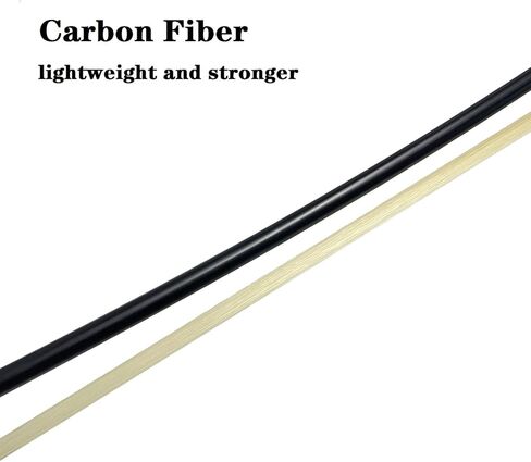 قوس باس مستقيم من LIEKE من خشب البرازيل مقاس 4/4، موديل فرنسي، قوس مزدوج in Kuwait