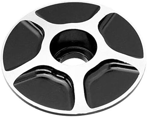 VGEBY1 Headset Top Cap, Stem Cover 4 Colors Aluminum Threadless Headset Cover Parts Replacement(Black) in Saudi Arabia