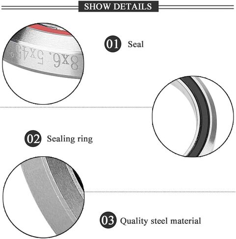 Bearings,Steel Headset Sealed Ring Bicycle Bearing Parts Repair Replacement for Racing Bikes (41.8mm) in Saudi Arabia