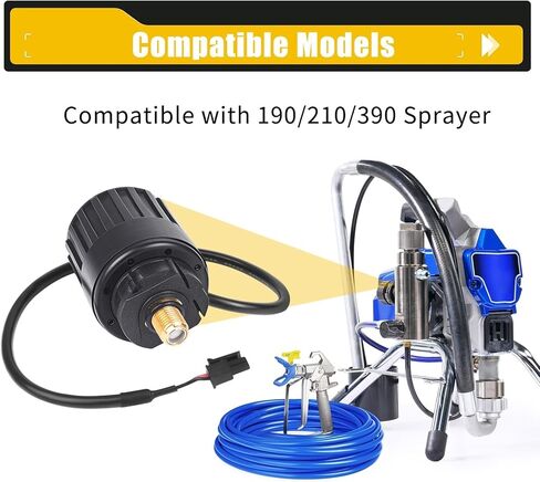 GregYoung 249005 24X289 Sprayer Pressure Regulator Value,390 Parts Filter Accessories,Compatible with Graco 190 210 390pc ProX7 Airless Sprayer in Kuwait