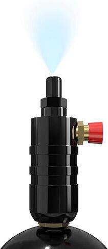 صمام منظم ضغط صغير - متوافق مع خزانات 580 جرام، 615 جرام، 640 جرام، 2.2 لتر، 3.3 لتر، 4.4 لتر - إطلاق بلمسة واحدة، هيكل معدني، تحكم محمول وموثوق بالغاز in Kuwait