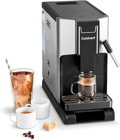 Cuisinart Espresso Bar Fully Automatic Espresso Machine, Makes Hot or Cold Cafe-Quality Cappuccino, Lattes, Americanos and Cold Extracted Espresso, Steam/Frothing Wand for Milk-Based Drinks, EM-550 in Saudi Arabia