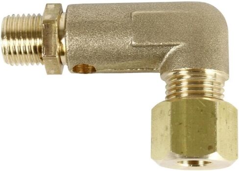 صمام تفريغ الكوع لمضخة ضاغط الهواء بمرحلتين 1/4 بوصة × 1/8 بوصة - لاستبدال أجزاء ضاغط الهواء - مجموعة صمام التفريغ / تخفيف 90 درجة - ضغط 1/4 بوصة × 1/8 بوصة أنبوب نحاسي مستقيم in Kuwait