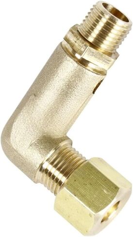 صمام تفريغ الكوع لمضخة ضاغط الهواء بمرحلتين 1/4 بوصة × 1/8 بوصة - لاستبدال أجزاء ضاغط الهواء - مجموعة صمام التفريغ / تخفيف 90 درجة - ضغط 1/4 بوصة × 1/8 بوصة أنبوب نحاسي مستقيم in Kuwait