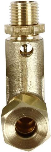 صمام تفريغ الكوع لمضخة ضاغط الهواء بمرحلتين 1/4 بوصة × 1/8 بوصة - لاستبدال أجزاء ضاغط الهواء - مجموعة صمام التفريغ / تخفيف 90 درجة - ضغط 1/4 بوصة × 1/8 بوصة أنبوب نحاسي مستقيم in Kuwait