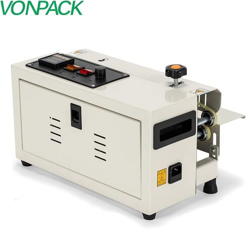VONPACK FR-400 آلة السداد الحراري التجارية، آلة الختم الحراري مع التحكم في درجة الحرارة والسرعة القابلة للتعديل، آلة ختم الأكياس مع شاشة العرض، آلة السداد للمطبخ المكون من الشاي الغذائي in Saudi Arabia
