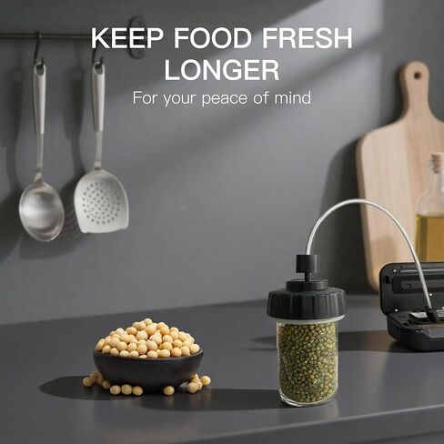 MEGAWISE Jar Sealing Accessory Kit for MEGAWISE &FoodSaver Vacuum machines Regular and Wide Mouth in Saudi Arabia