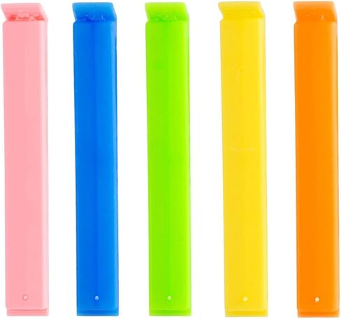 15 Pcs Food Bag Sealing Clips, Colorful Plastic Chip Clips for Food Packages, Portable Dust-proof Airtight Assorted Sealing Bag Clip for Kitchen Home Bread Snack Bags in Saudi Arabia