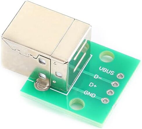 10PCS USB B-Type Female to DIP Adapter Board 2.54mm 4 Pin Female Socket to Direct Printer Connection Data Cable in Saudi Arabia