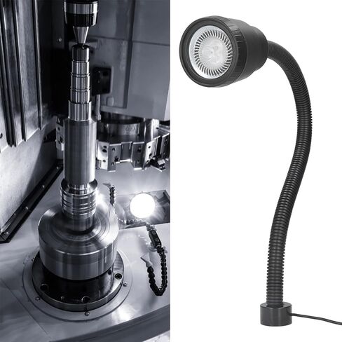 Pongnas LED Magnetic Machine Work Light with Flexible Gooseneck Hose 3W Bright White Light 24V and Magnetic Base for Versatile Applications in Saudi Arabia