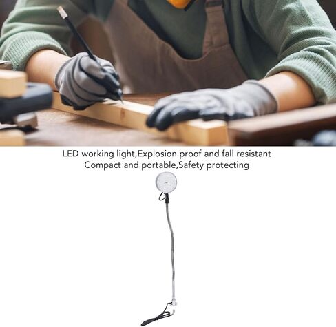 Yechiry LED Machine Light, Magnetic Base 50cm Flexible Gooseneck Tube Light, 1500lm Bright White 6500K for Sewing Machine, CNC Lathe, Milling, Drill Press & Automotive Repair in Saudi Arabia
