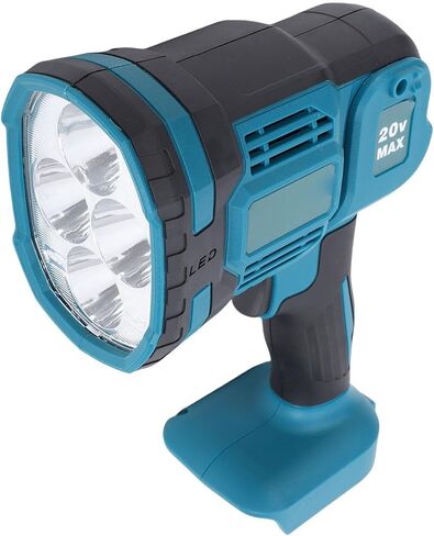 Cordless LED Work Light, 1500lm Handheld with Flashing Pivoting Head, for Support for Makita BL1850 Battery in Kuwait
