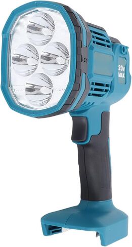 Cordless LED Work Light, 1500lm Handheld with Flashing Pivoting Head, for Support for Makita BL1850 Battery in Kuwait