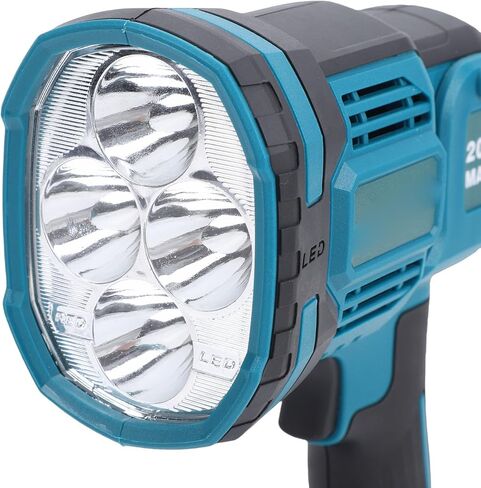 Cordless LED Work Light, 1500lm Handheld with Flashing Pivoting Head, for Support for Makita BL1850 Battery in Kuwait