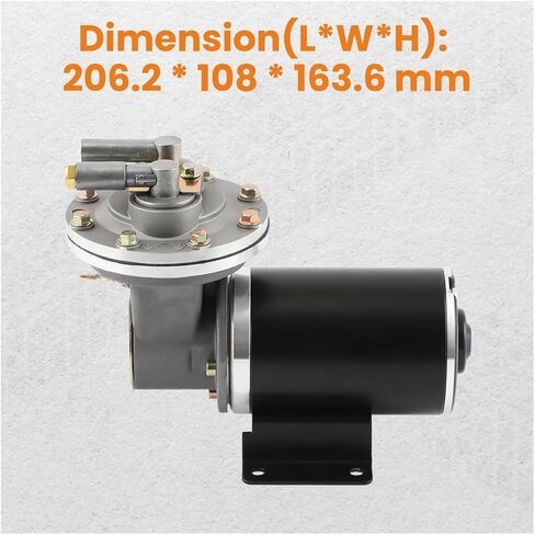 12 Volt Electrical Power Brake Booster Vacuum Pump W/Pressure Switch 18" To 22" Power Brake Booster Auxiliary Pump Assembly in Kuwait