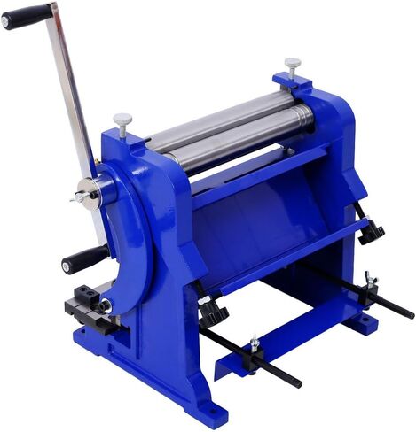 3-in-1 Sheet Metal Brake Shear Slip Roll Machine, 12" Combination Press Brake with 20-Gauge Capacity, Bending Shearing Rolling Metal Fabrication Tool in Kuwait