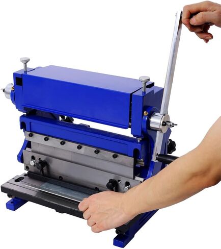 3-in-1 Sheet Metal Brake Shear Slip Roll Machine, 12" Combination Press Brake with 20-Gauge Capacity, Bending Shearing Rolling Metal Fabrication Tool in Kuwait