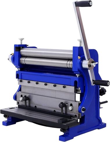 12" Sheet Metal Brake,Shear Press Brake 20-Gauge, 3-in-1 Combination Shear Brake Roll Machine with Shears and Slip Roll Machine for Crafts, Workshop, HVAC, Automotive Repair in Kuwait