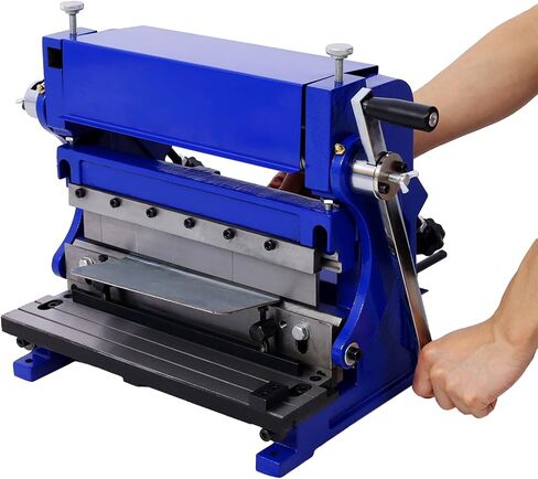 12" Sheet Metal Brake,Shear Press Brake 20-Gauge, 3-in-1 Combination Shear Brake Roll Machine with Shears and Slip Roll Machine for Crafts, Workshop, HVAC, Automotive Repair in Kuwait