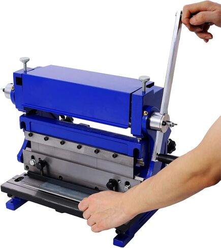 12" Sheet Metal Brake,Shear Press Brake 20-Gauge, 3-in-1 Combination Shear Brake Roll Machine with Shears and Slip Roll Machine for Crafts, Workshop, HVAC, Automotive Repair in Kuwait
