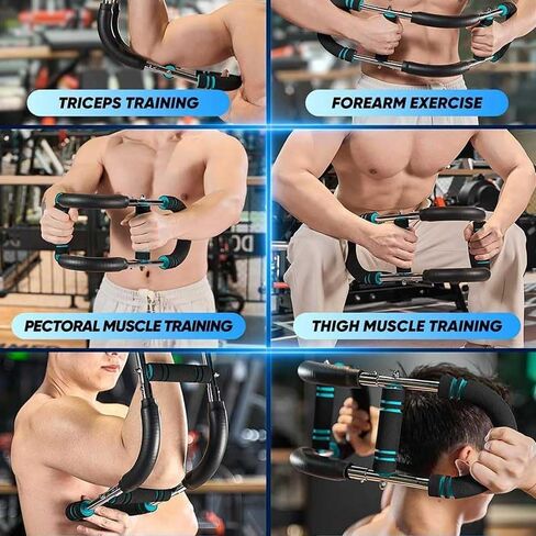 Twister Arm Trainer - Adjustable 3-Resistance Levels Chest,Arm,Shoulders,Backs,Inner Thigh Workout Equipment for Men&Women,Home Gym Strength Trainer with Anti,Fitness Equipment for Strength Training. in Saudi Arabia