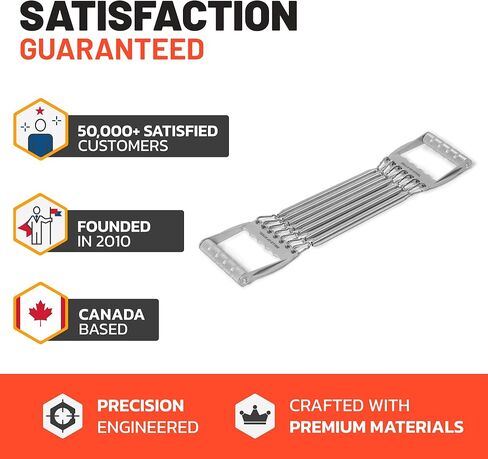 Chest Expander for Men [Bells of Steel] Adjustable Chest Exerciser, Versatile Chest Workout Equipment for Men, Portable Resistance Expander for Upper Body Strength Training in Kuwait