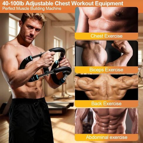 مدرب ذراع تويستر، قضيب تويستر كهربائي قابل للتعديل مع عصابة رأس للجري وأساور معصم رياضية، معدات تمارين رياضية قابلة للفصل للرجال والنساء، تقوية عضلات الصدر ثلاثية الرؤوس للساعد in Kuwait