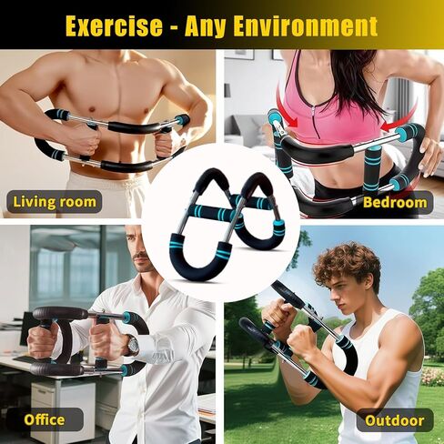 Twister Arm Trainer - Adjustable 60-110lb Resistance Chest & Arm Exerciser, Portable Home Gym Equipment for Upper Body Strength Training, Men & Women in Saudi Arabia