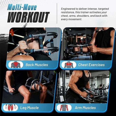 Twister Arm Trainer – Adjustable Resistance, Chest and Arm Trainer for Men, Portable for Chest Workout, Multifunctional Muscle Strength Equipment Home Gym Fitness in Saudi Arabia