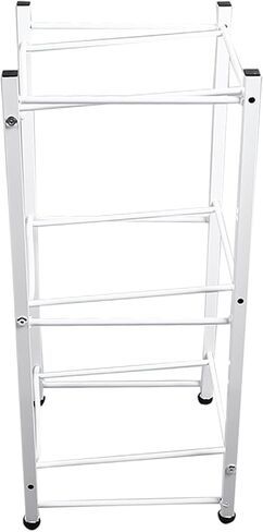 Semme Modern Minimalist 3 Tier Metal Holder Duty Storage Rack for Easy Access and Organization White in Saudi Arabia