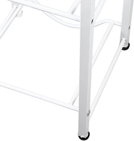 Semme Modern Minimalist 3 Tier Metal Holder Duty Storage Rack for Easy Access and Organization White in Saudi Arabia