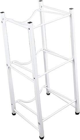Semme Modern Minimalist 3 Tier Metal Holder Duty Storage Rack for Easy Access and Organization White in Saudi Arabia