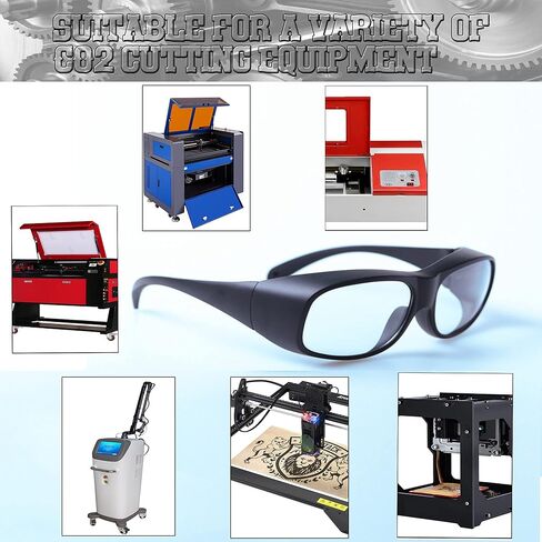 نظارات السلامة بالليزر CO2 من JILERWEAR - نظارات عاكسة 10600 نانومتر in Kuwait